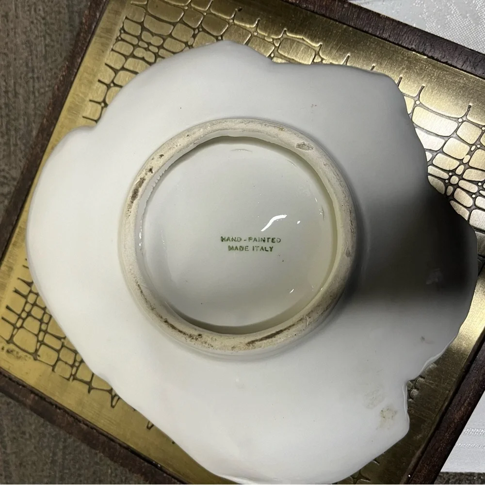 Majolica‎ Vintage Plate Trinket